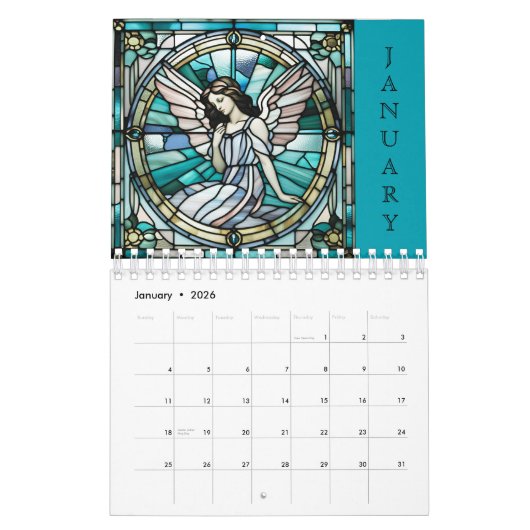 Vraag, geloof, ontvang Angel 2026 Kalender (Jan 2026)