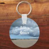 Vraag, geloof, ontvang sleutelhanger (Voorkant)