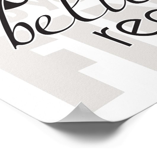 Vraag geloven ontvangen poster (Hoek)