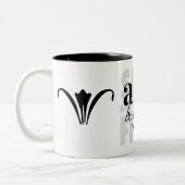 Vraag geloven ontvangen tweekleurige koffiemok (Links)