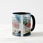 Vraag Gods vergiffenis Mok met twee tonen (Voorkant rechts)