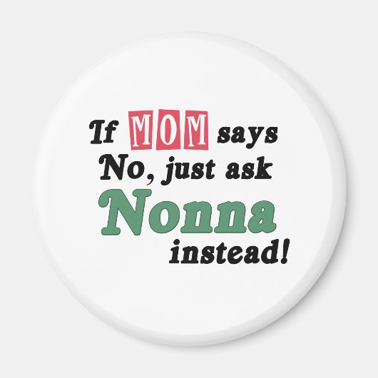 Vraag het aan Nonna Magneet (Voorkant)
