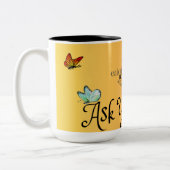 Vraag het aan pastoor tweekleurige koffiemok (Links)