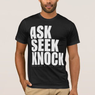 Vraag het aan Seek Knock Impact T-shirt