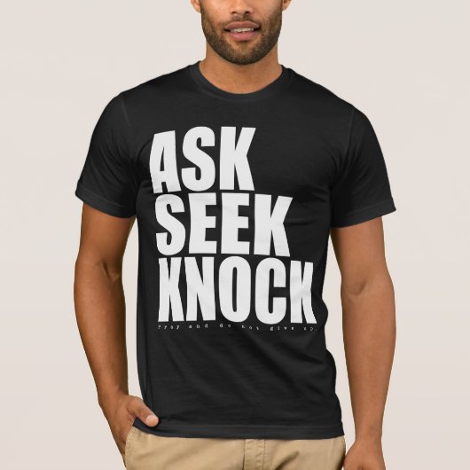 Vraag het aan Seek Knock Impact T-shirt (Voorkant)