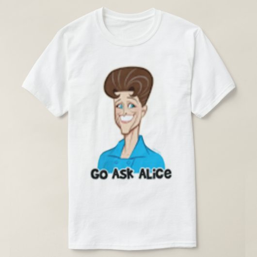 Vraag het Alice32 T-shirt (Design voorkant)