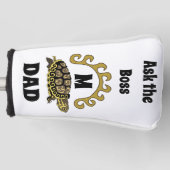 Vraag het Boss Dad Cumberland Slider Turtle Monogr Golfheadcover (Voorkant)