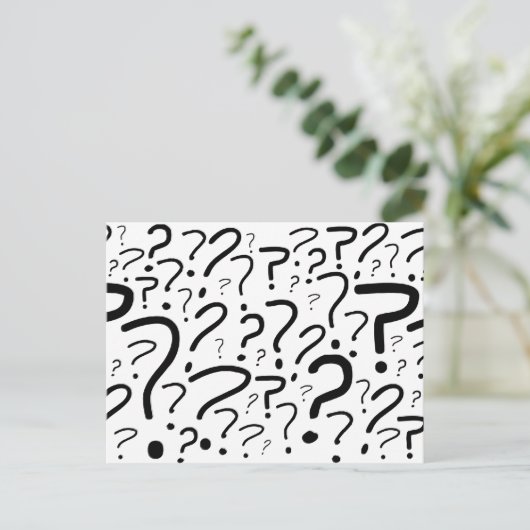 Vraag het Briefkaart (Staand voorkant)