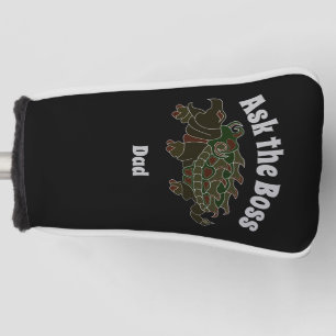 Vraag het de Baas-pap Alligator die een schildpad Golfheadcover