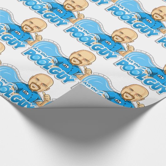 Vraag het de Pool Guy Cadeaupapier (Hoek)