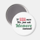 Vraag het gewoon aan Memere Magneet (Voorkant / Achterkant)