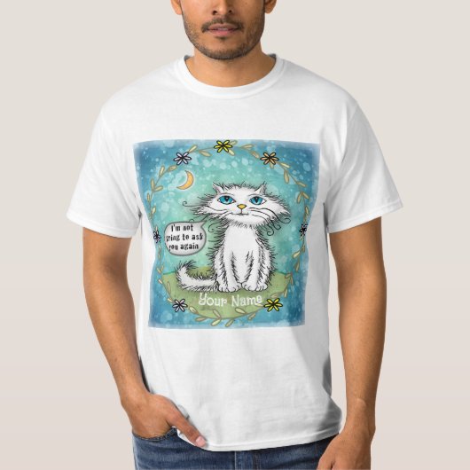 Vraag het je Scraggles Cat T-shirt (Voorkant)