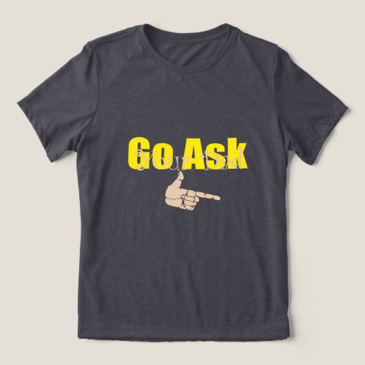 Vraag het je vader T-shirt (Design voorkant)