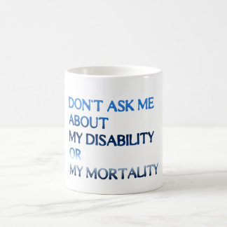 Vraag het me niet koffiemok