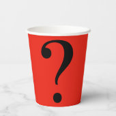 Vraag het merk Mystery Dare Red Black Paper Cups Papieren Bekers (Achterkant)