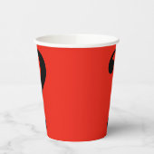Vraag het merk Mystery Dare Red Black Paper Cups Papieren Bekers (Links)