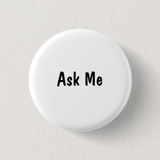 Vraag het mij ronde button 3,2 cm