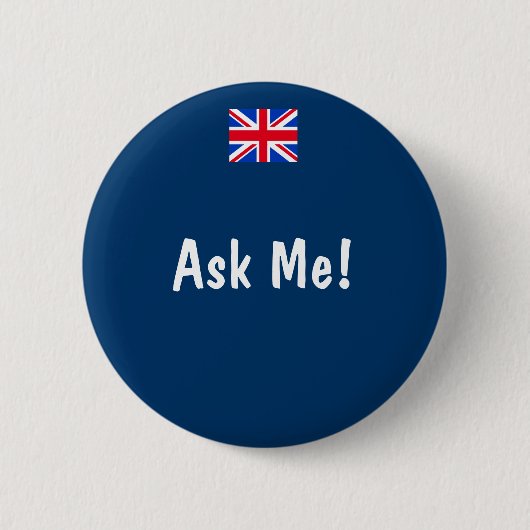 Vraag het mij ronde button 5,7 cm (Voorkant)
