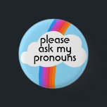 Vraag het mijn woordvoerders om kleurrijke regenbo ronde button 3,2 cm<br><div class="desc">Decoreer je outfit met deze coole kunstknop. Het is een geweldig cadeau! U kunt het aanpassen en tekst ook toevoegen. Bekijk mijn winkel voor veel meer kleuren en patronen! Laat me weten of je ook iets op maat wilt.</div>