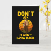 Vraag het niet om beenamputatie te laten groeien kaart (Gele Bloem)