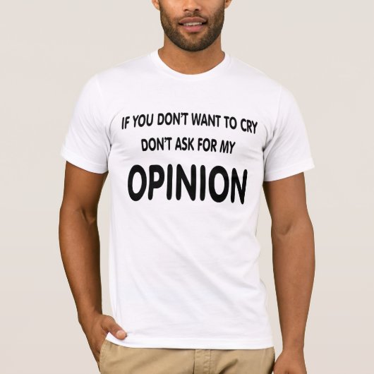 Vraag het niet. t-shirt (Voorkant)