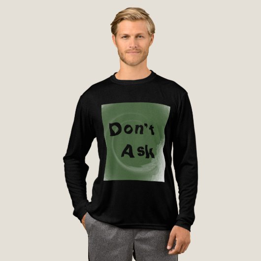 Vraag het niet Tri-Blend shirt (Voorkant)