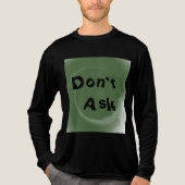 Vraag het niet Tri-Blend shirt (Voorkant volledig)