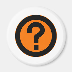 Vraag het Teken vragen het Symbool van de Vraag Magneet