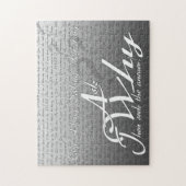 Vraag het, zoek Christelijk Poster Legpuzzel (Verticaal)