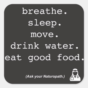 Vraag je Naturopath - Sticker