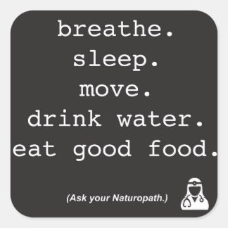 Vraag je Naturopath - Sticker