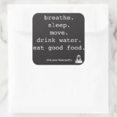 Vraag je Naturopath - Sticker (Tas)