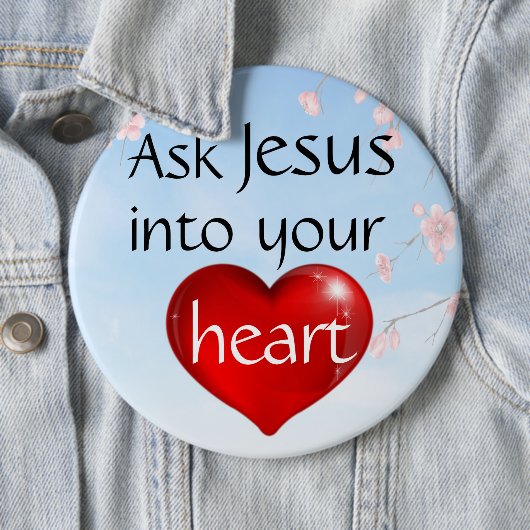 Vraag Jezus Button (In situ)