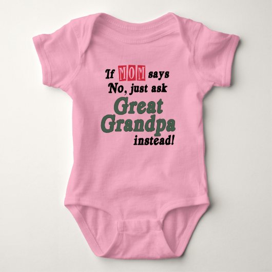 Vraag maar aan grote opa romper (Voorkant)