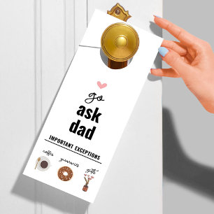 Vraag maar aan papa door hanger