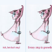 Vraag maar stop niet sleutelhanger