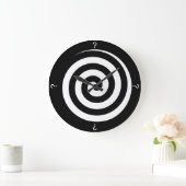 Vraag Mark Black Spiral Wall klok (Huis)