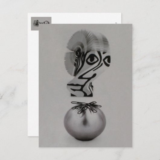 Vraag Mark ~ Briefkaart / Uitnodiging (Voorkant / Achterkant)