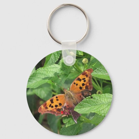 Vraag Mark Butterfly over Lantana Sleutelhanger (Voorkant)
