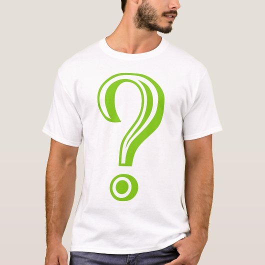 Vraag Mark Chiseled T-shirt (Voorkant)