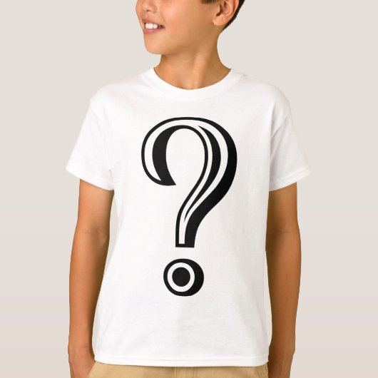 Vraag Mark Chiseled T-shirt (Voorkant)