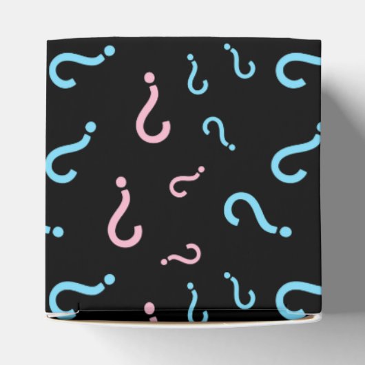 Vraag Mark Gender Reopenbaart Black Bedankdoosjes (Bovenkant)