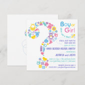 Vraag Mark Gender Reopenbaart de uitnodiging van d (Voorkant / Achterkant)