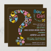 Vraag Mark Gender Reopenbaart de uitnodiging van d (Voorkant / Achterkant)