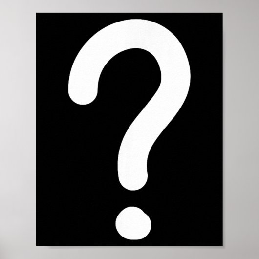 Vraag Mark, Grappig, Joke, Sarcastisch, Familie Poster (Voorkant)