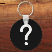Vraag Mark, Grappig, Joke, Sarcastisch, Familie Sleutelhanger (Voorkant)