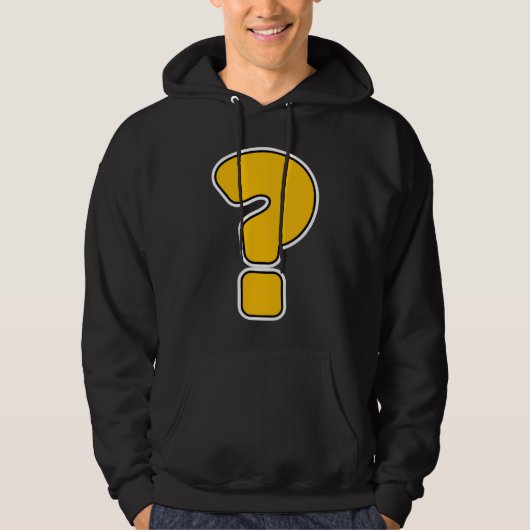 Vraag Mark Punctuation Fan Hoodie (Voorkant)