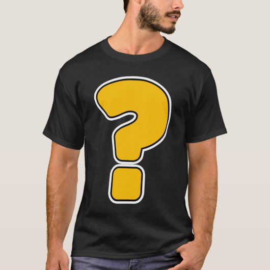Vraag Mark Punctuation Fan T-shirt (Voorkant)