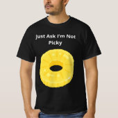 Vraag me af of ik niet kieskeurig ben t-shirt (Voorkant)