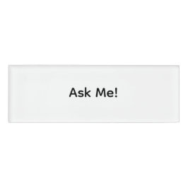 Vraag Me Badge